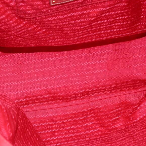 PRADA Tote Bag Nylon Red - Picture 11 of 16